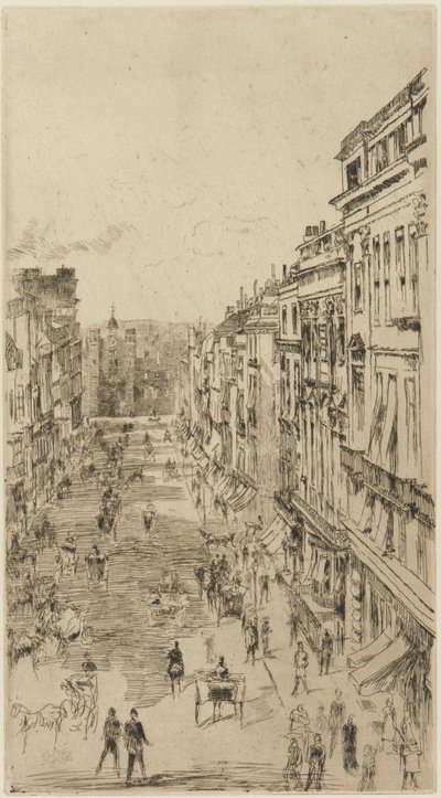 Rue St. James, 1878 - James Abbott McNeill Whistler